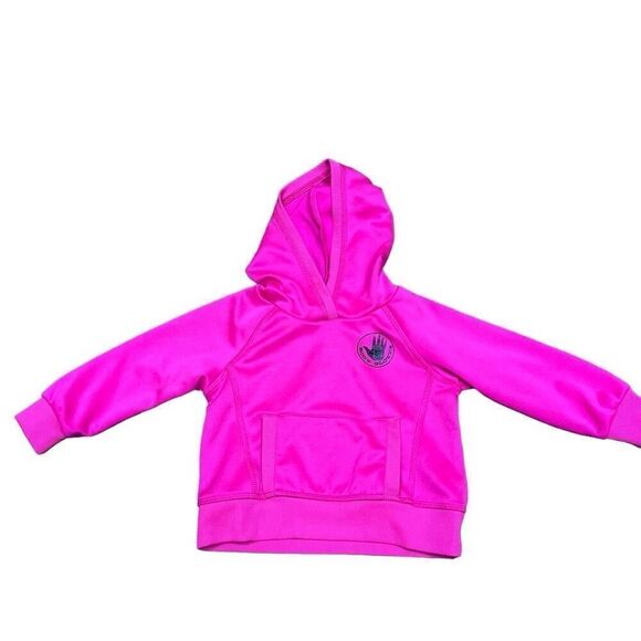Body Glove Kids Long Sleeve Pullover Hoodie Sweatshirt Pink 2T - Picture 2 of 11